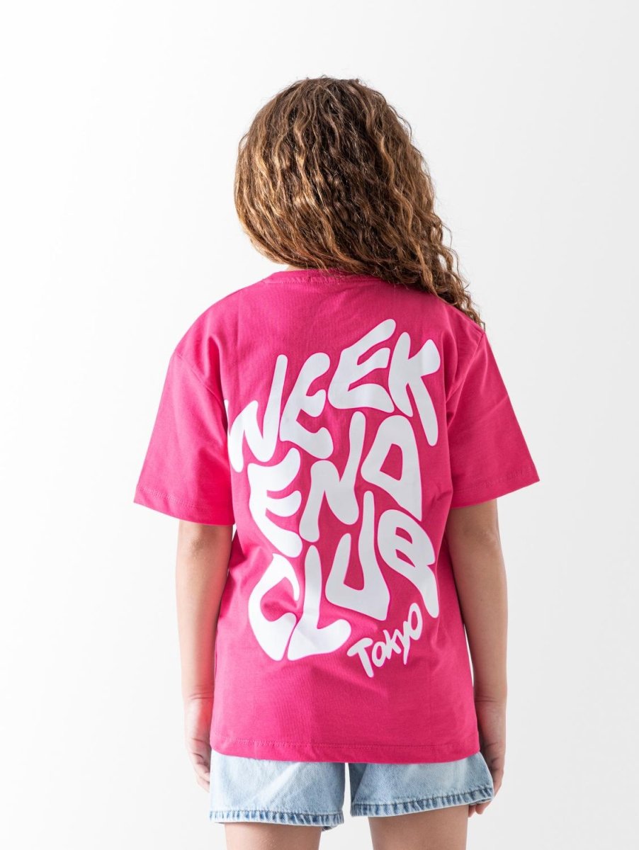 Ninos Kids storeGirls' Fuscia Week End T-ShirtT-ShirtsNINOS