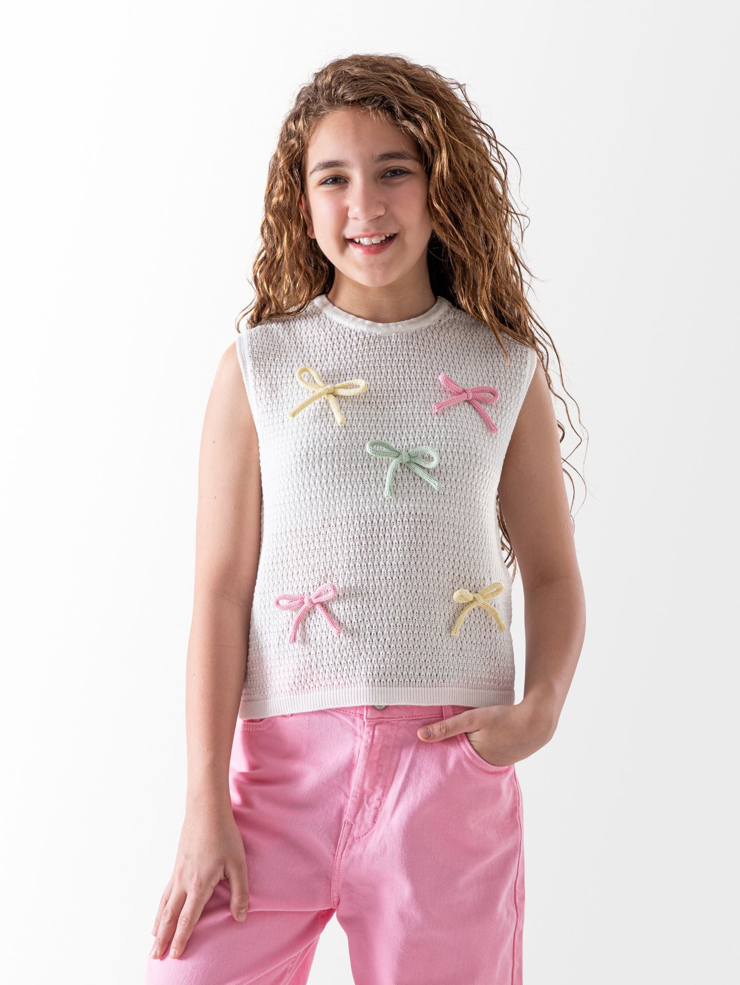 Bow Knit Tank Top