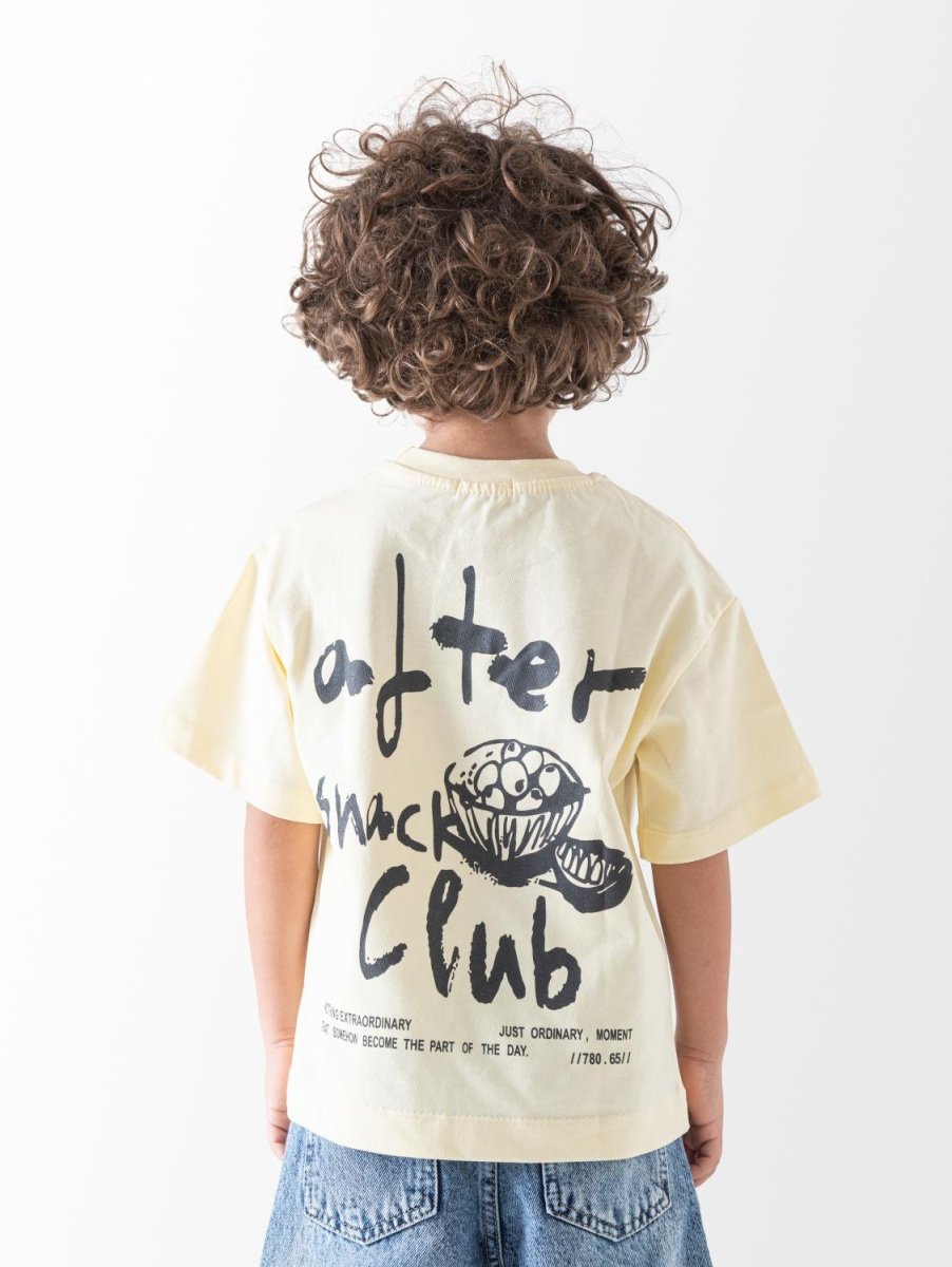 Ninos Kids storeBoys' Yellow Nothing T-ShirtT-ShirtsNINOS