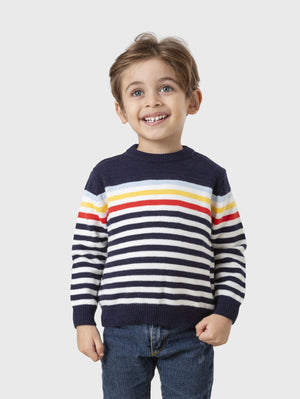 Colorful Striped Pullover