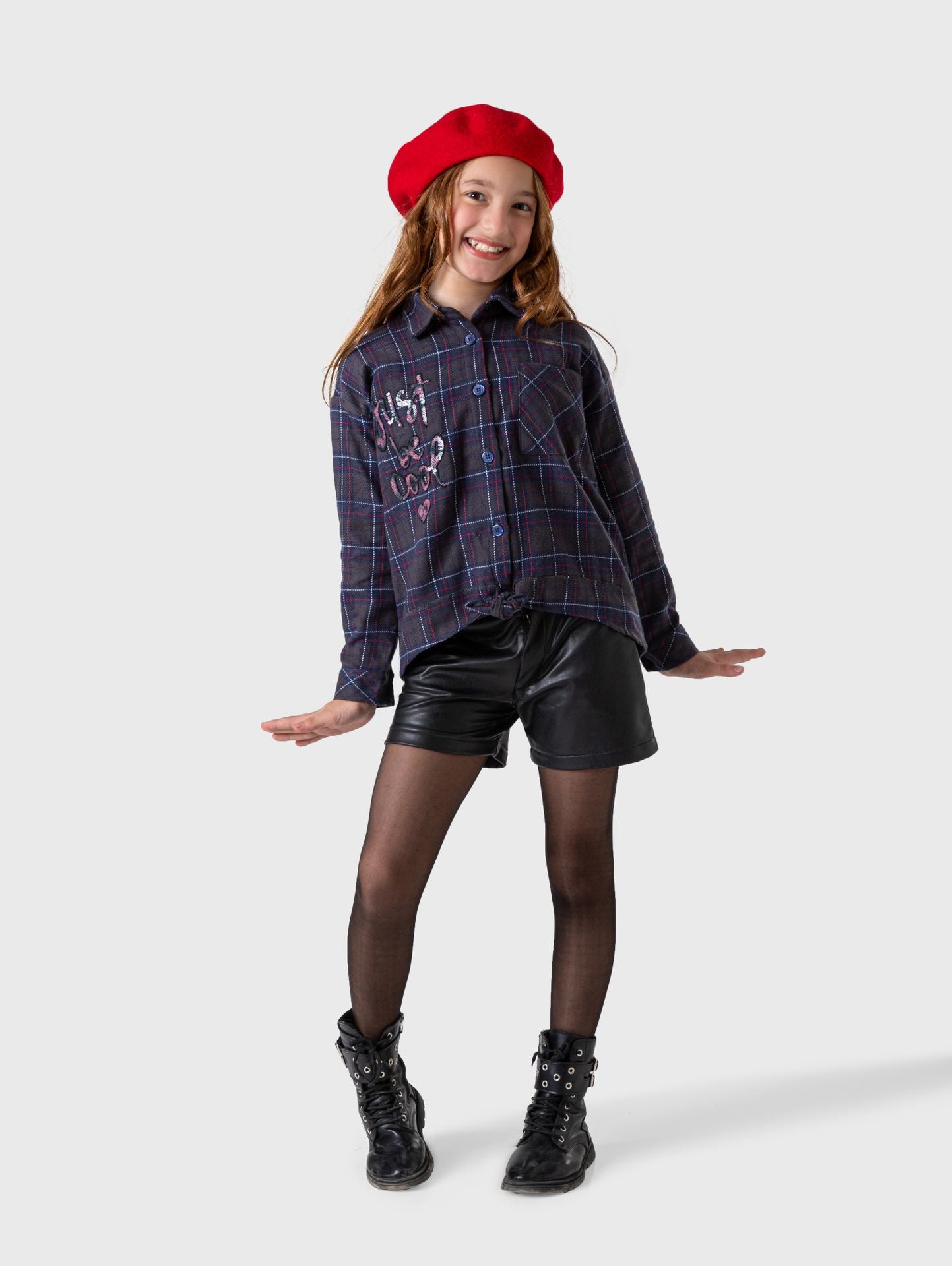 Ninos Kids storeJust Checks Over ShirtGirl blouseSOLANG