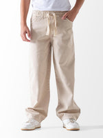 Ninos Kids storeBoys' Beige Wide Leg Gabardine PantsTrousers & PantsNINOS
