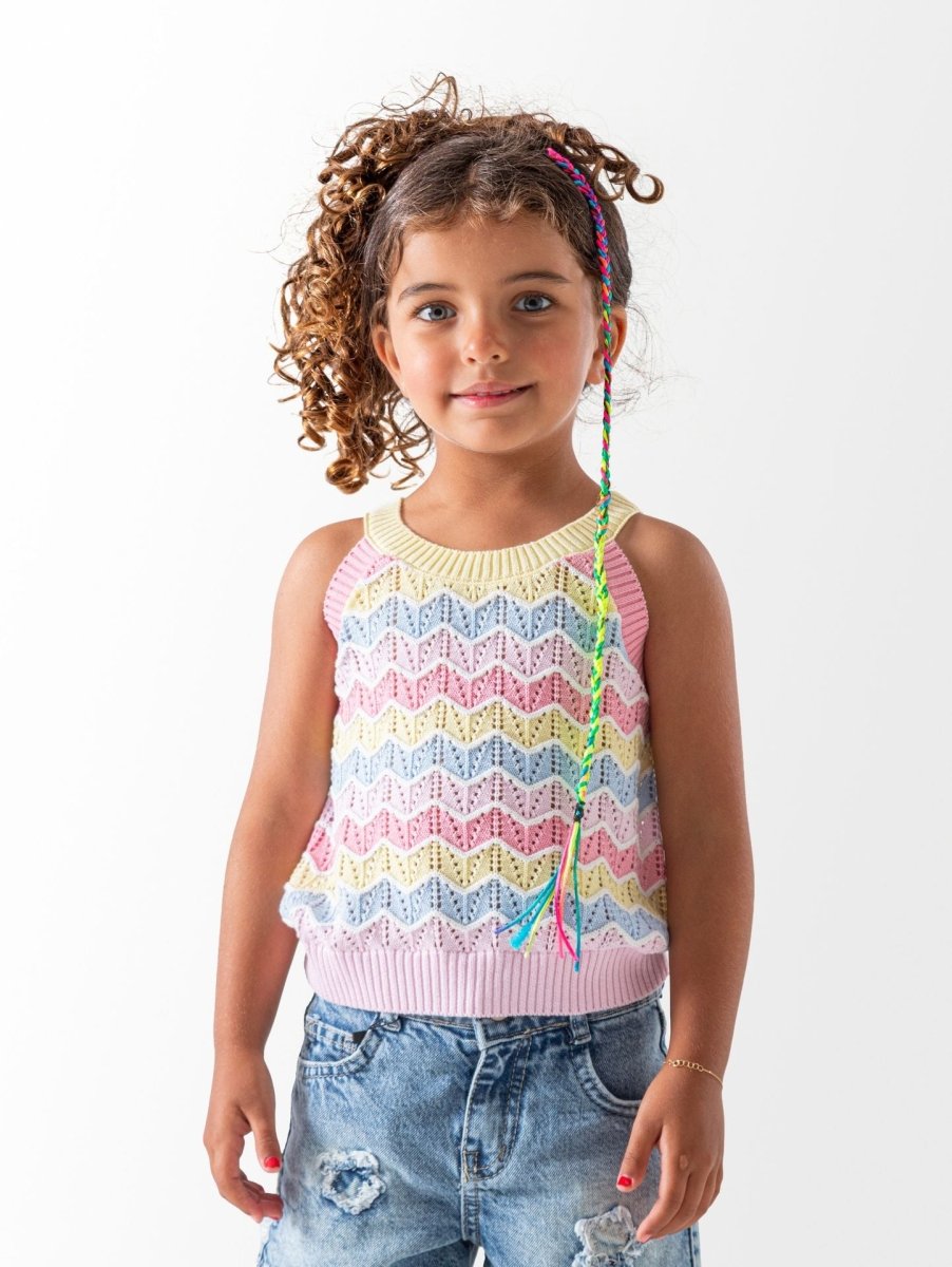 Ninos Kids storeBretelle Knit TopT-ShirtsNINOS