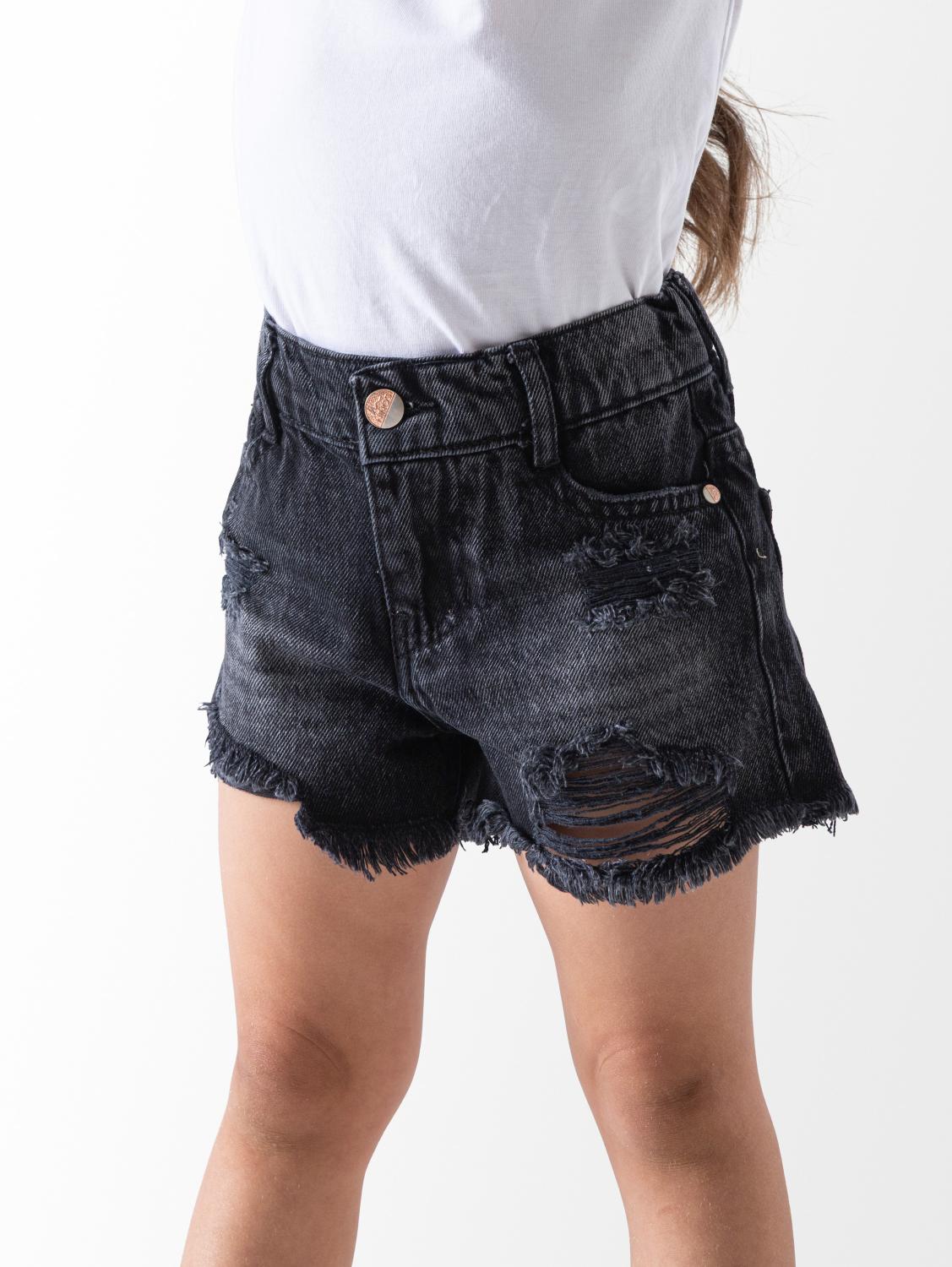 Cutting Jeans Short