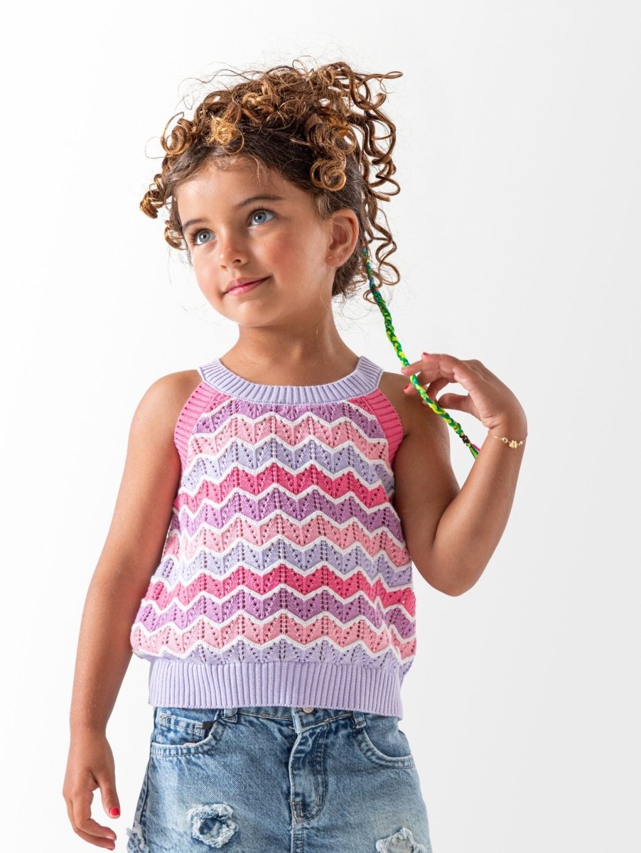 Ninos Kids storeBretelle Knit TopT-ShirtsNINOS