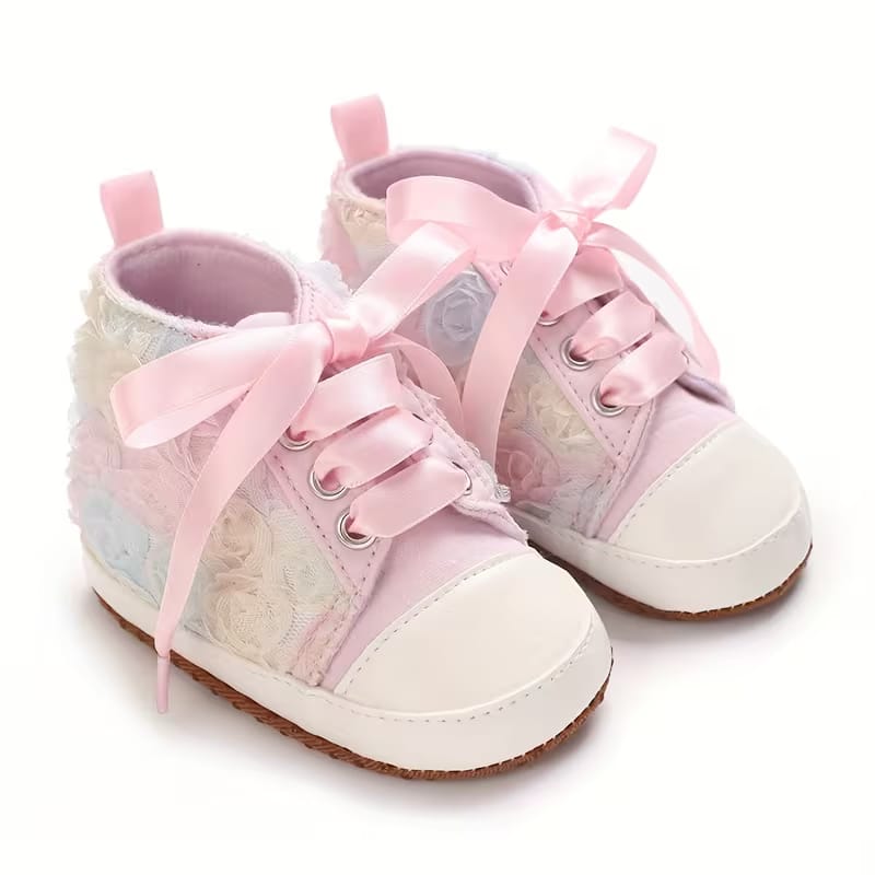 Ninos Kids storeFloral Soft ShoesSoftshoes (Early Walkers)Generic