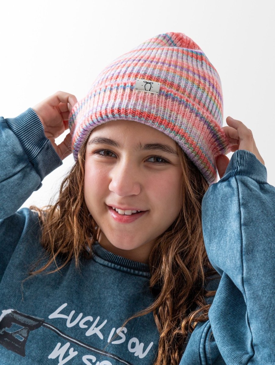 Ninos Kids storeStriped BeanieBeaniesNINOS