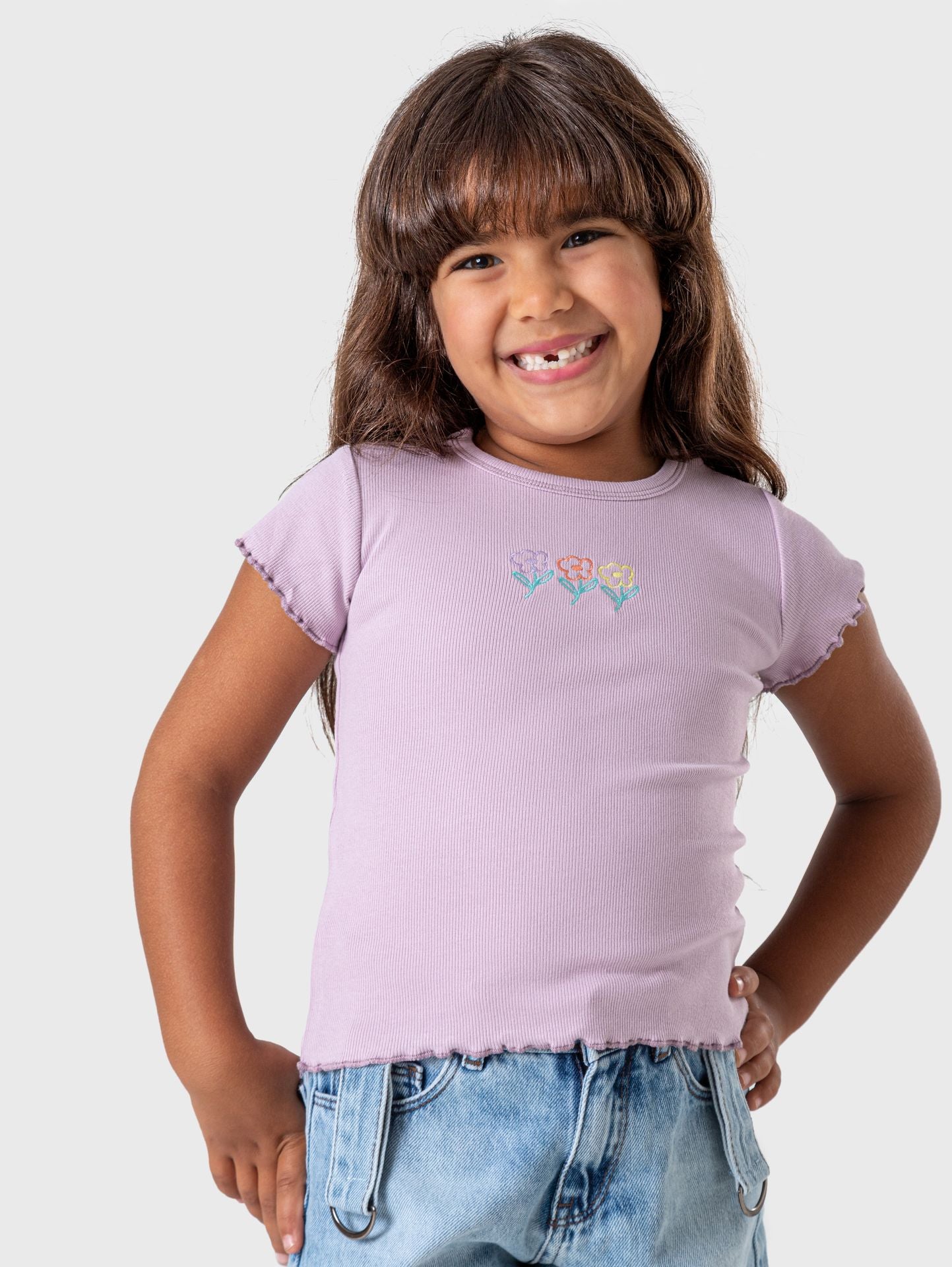 Ninos Kids storeFlowers Ribbed T-ShirtT-ShirtsSplendor