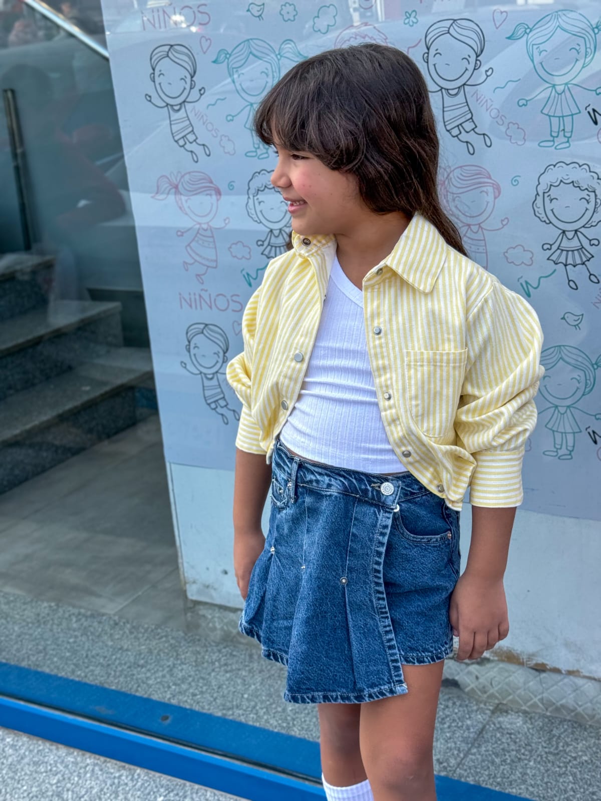 Ninos Kids storeStriped Gabardine JacketJacketsNINOS