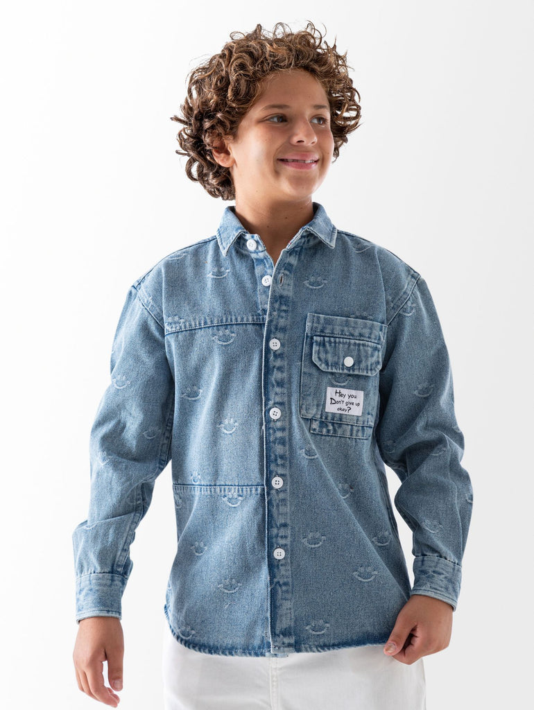 Ninos Kids storeSmile Jeans ShirtBoy ShirtsDIDUTTI