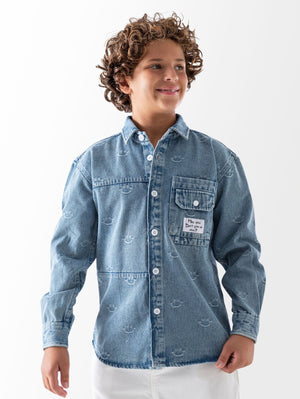 Ninos Kids storeSmile Jeans ShirtBoy ShirtsDIDUTTI