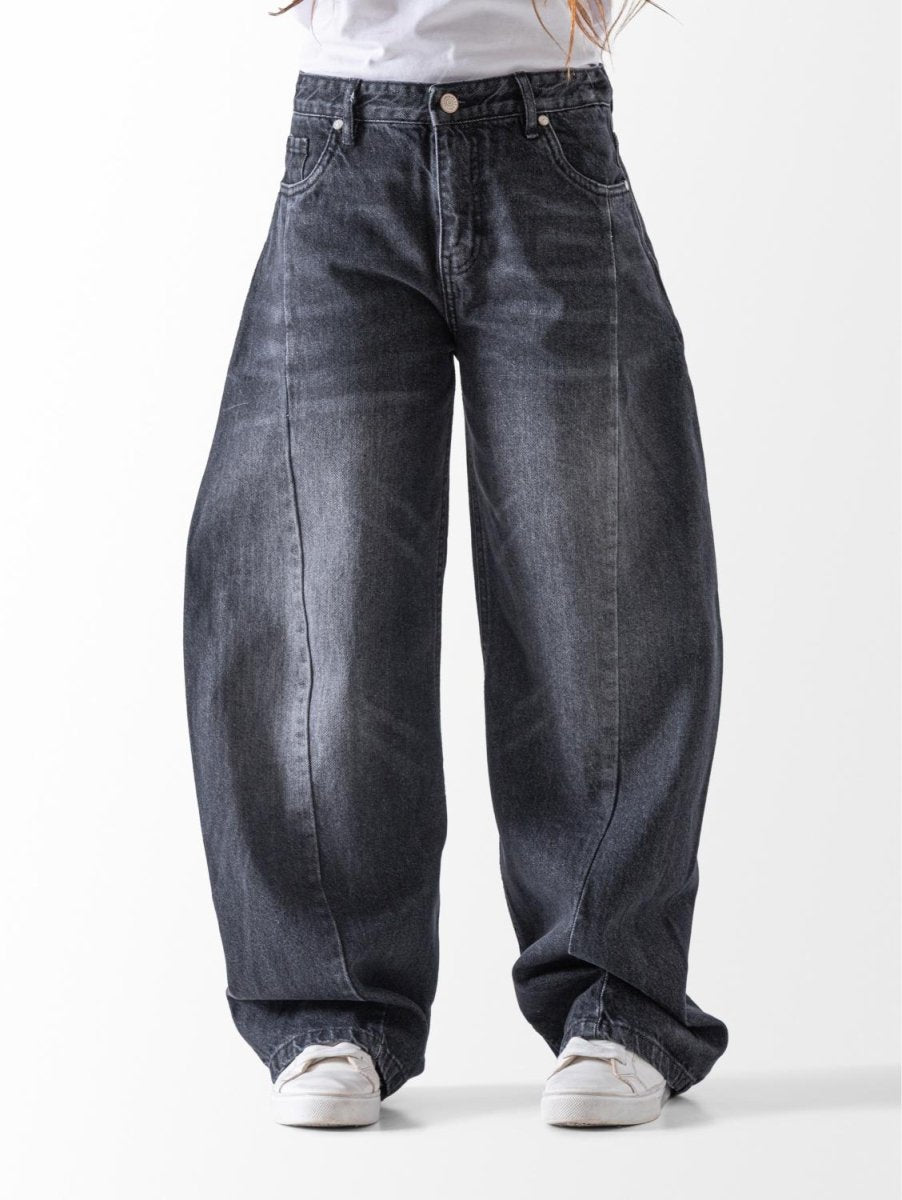 Ninos Kids storeGirls' Black Denim Balloon JeansJeans pantsNINOS