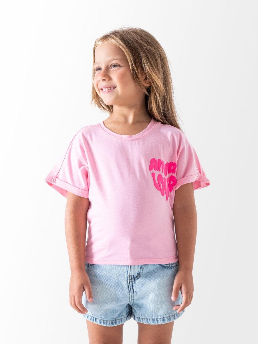 Ninos Kids storeGirls' Pink Lover T-ShirtT-ShirtsNINOS