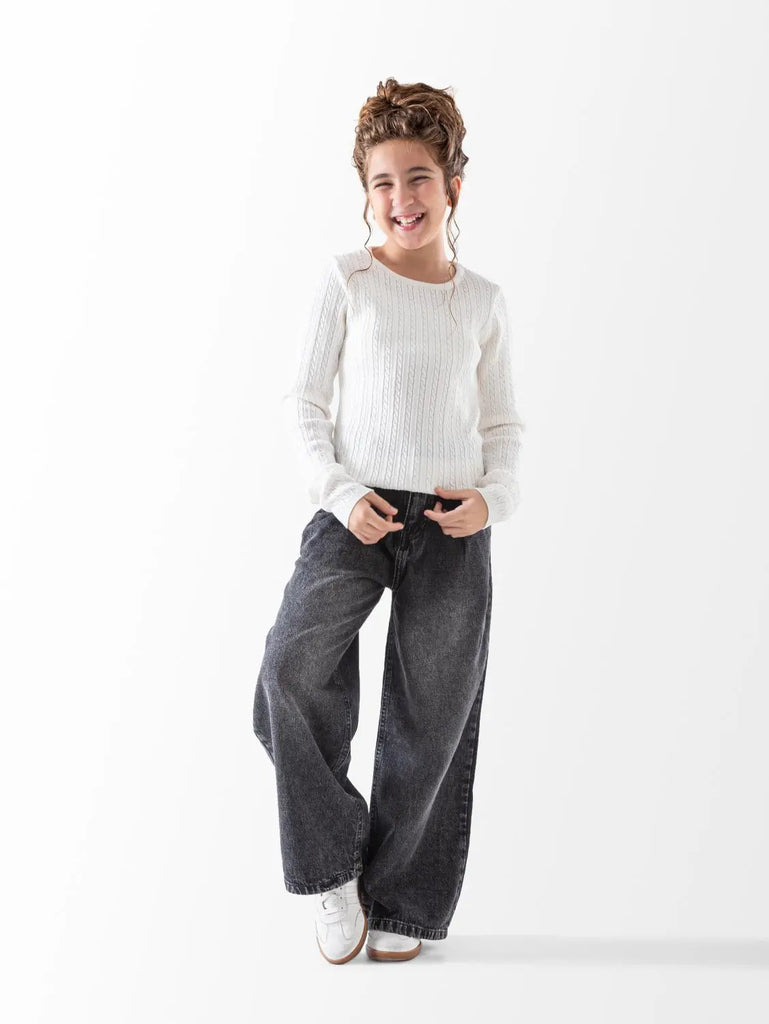 Wide Leg Jeans Pant