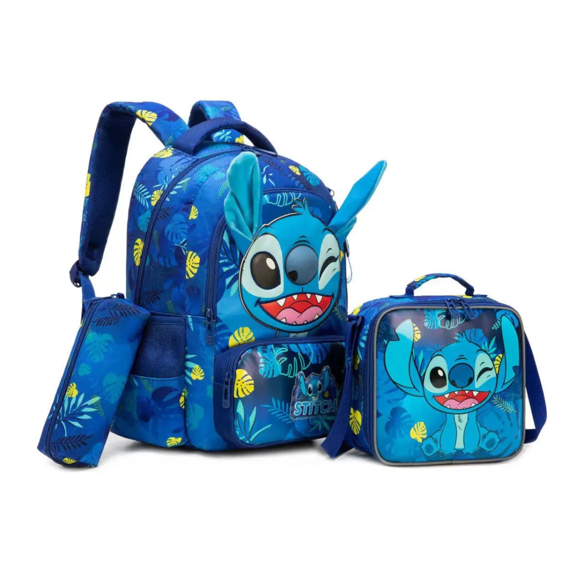 Ninos Kids storeStitch 3PCS BackpackBag set طقم شنط مدرسةJasmin