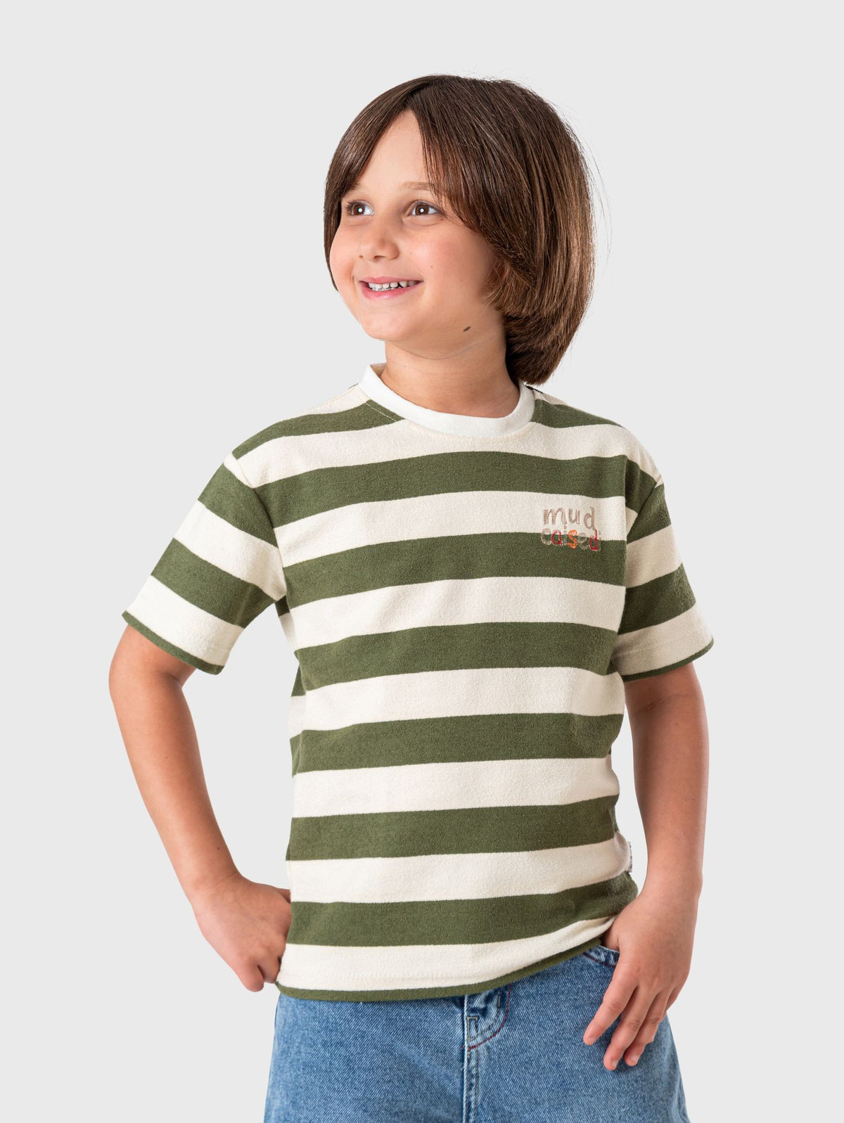Ninos Kids storeStriped Mud T-ShirtT-ShirtsNINOS