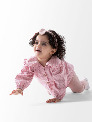 Ninos Kids storeDotted 3PCS Dressطقم خروجGeneric