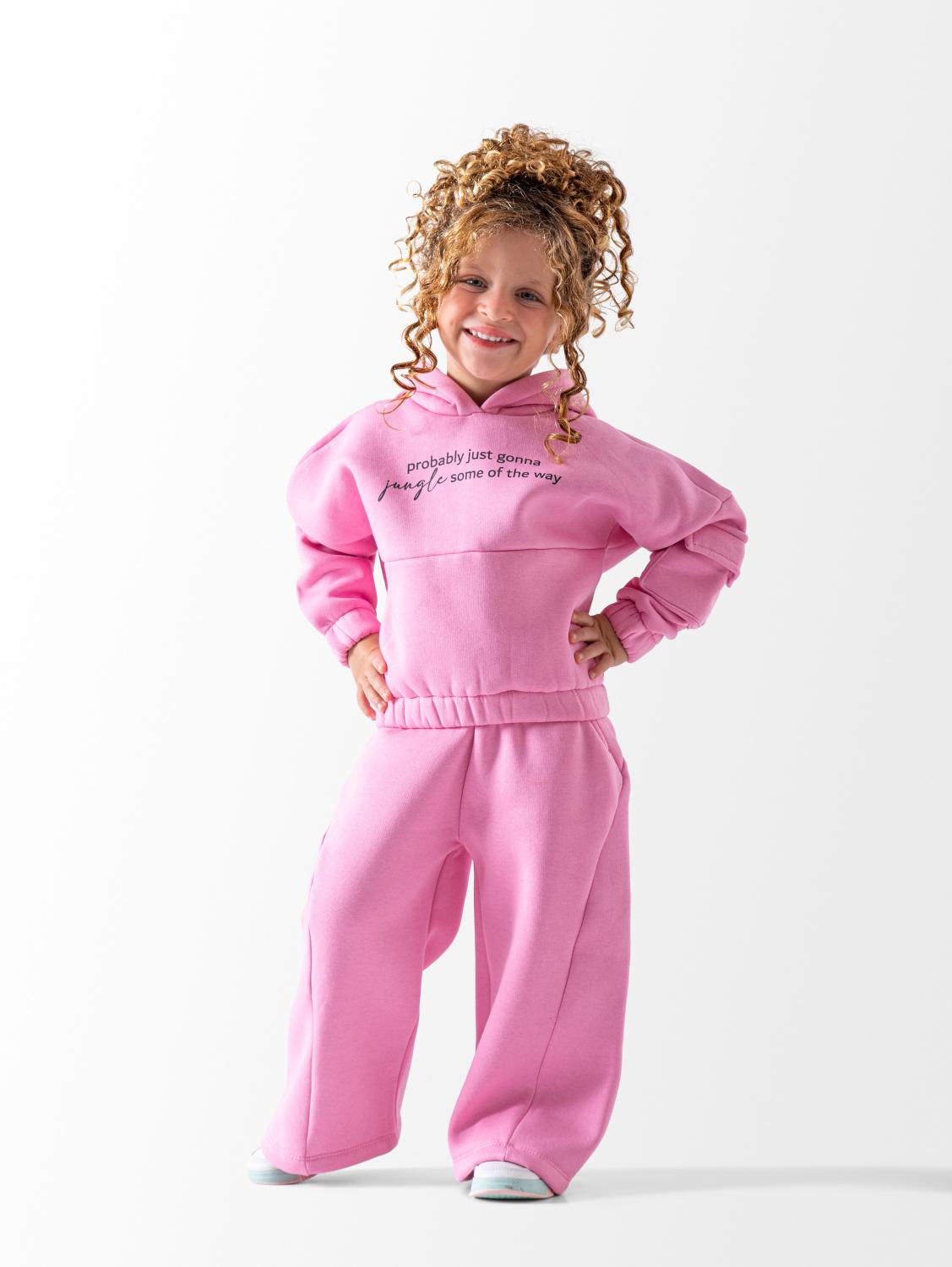 Ninos Kids storeGirls' Fuscia Jungle 2-Piece Pyjama SetWinter PyjamaSOLANG