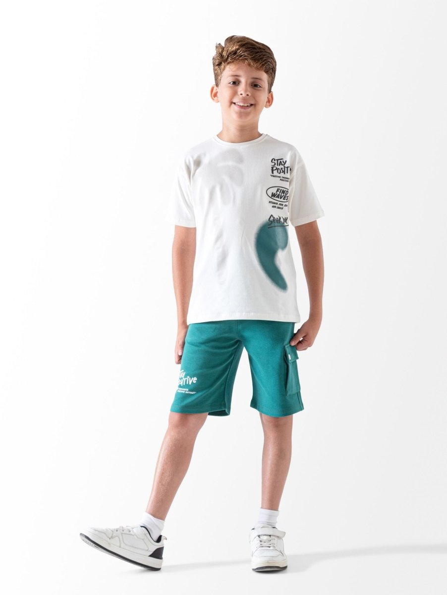 Ninos Kids storeStay Positive PyjamaSummer PyjamaTMA