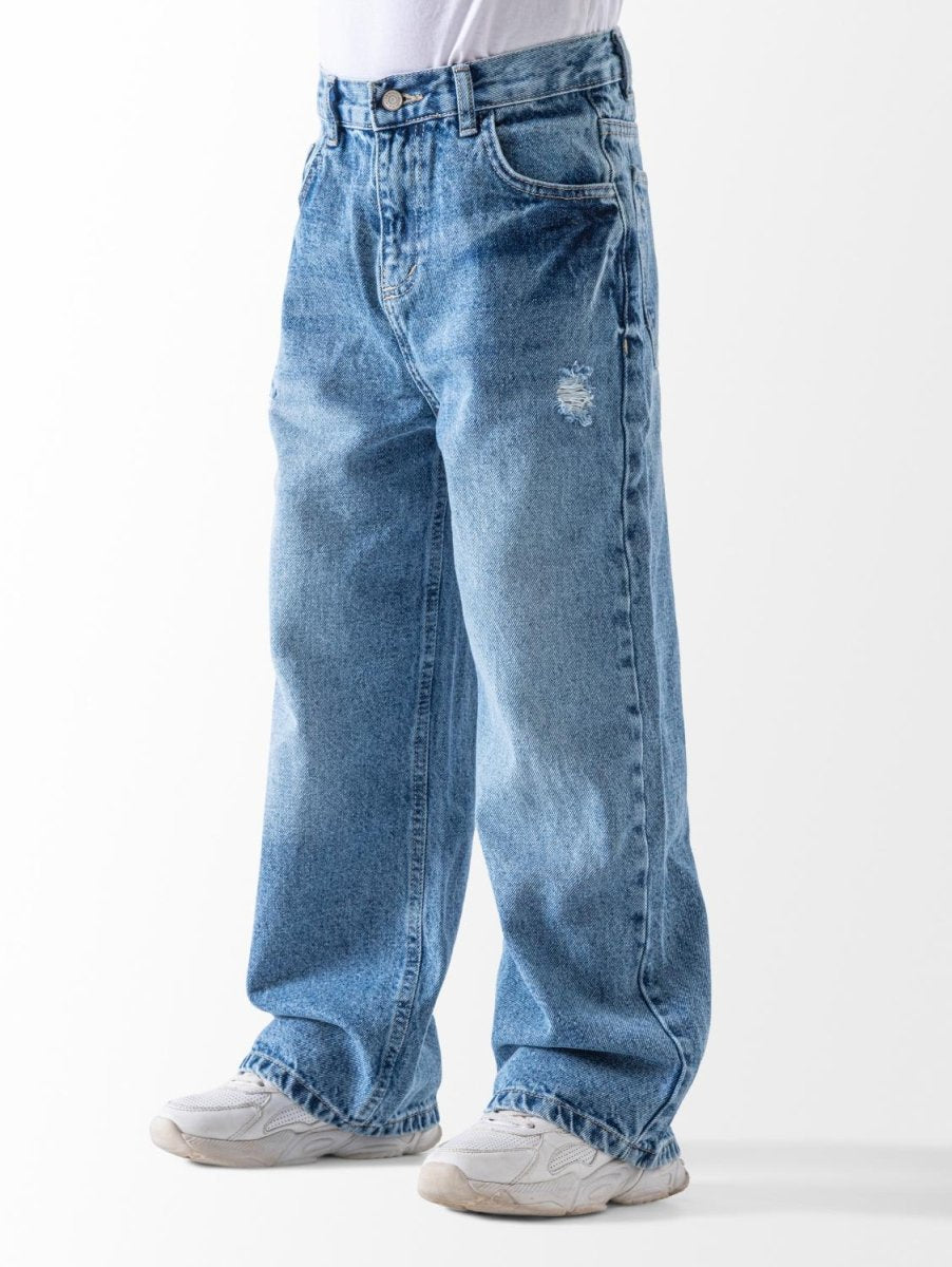 Ninos Kids storeBoys' Medium Denim Wide Leg JeansJeans pantsNINOS