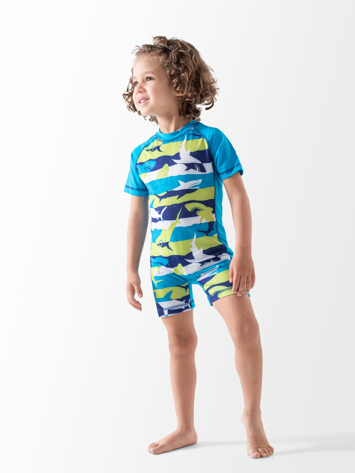 Ninos Kids storeShark SwimsuitOne - Piece SwimwearI Wear