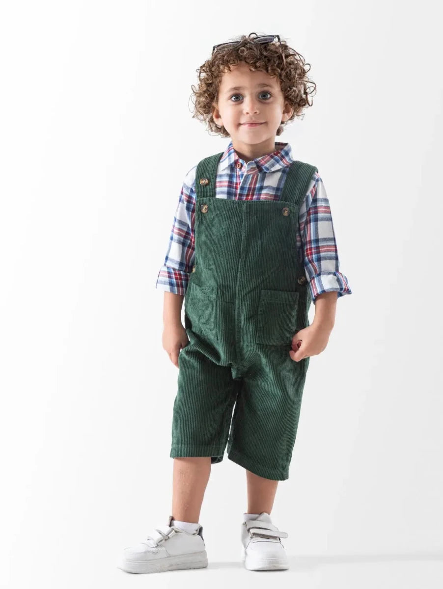 Ninos Kids storeBaby Boys' Olive Checks 3-Piece Occasion SetGoing-Out SetsGeneric