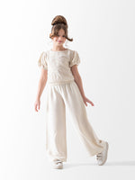 Ninos Kids storeBranches Linen Pant Setطقم خروجMIX