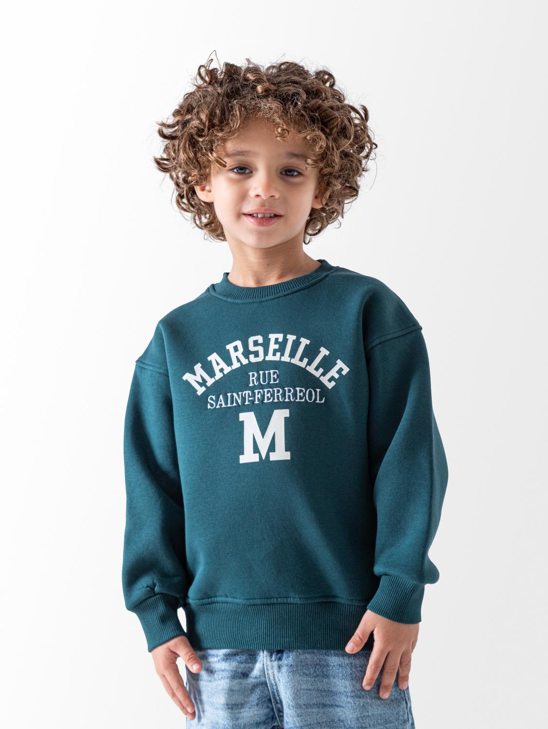 Ninos Kids storeBoys' Olive Marseille SweatshirtSweatshirtsNINOS