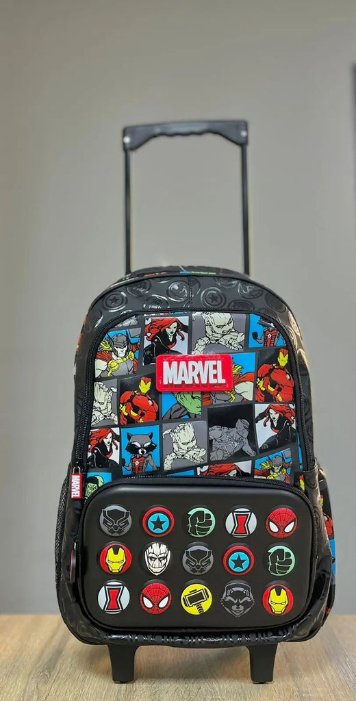 Ninos Kids storeMarvel Trolley BackpackTrolly Bag شنطه مدرسة ترولليGeneric