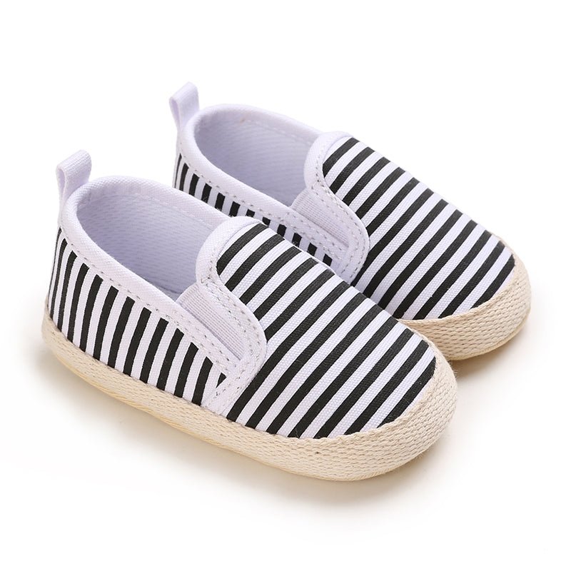 Ninos Kids storeSoft Stripped Bans ShoesSoftshoes (Early Walkers)Generic
