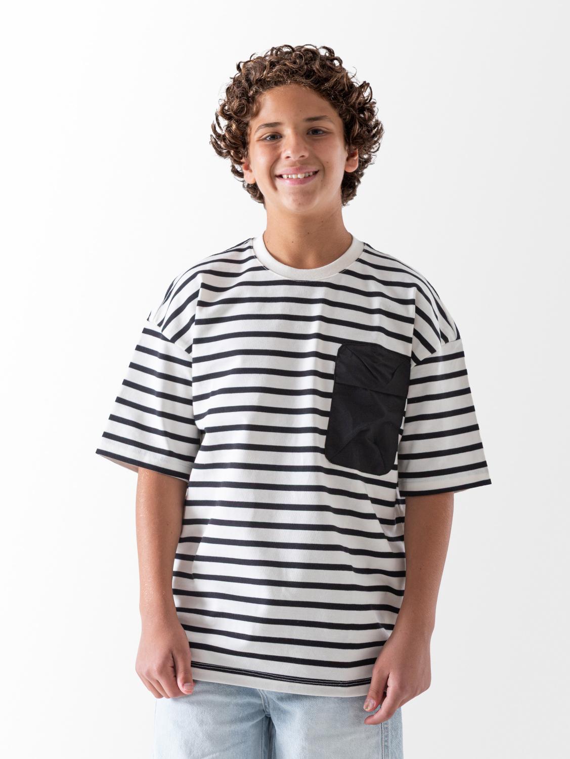 Wide Stripe T-Shirt