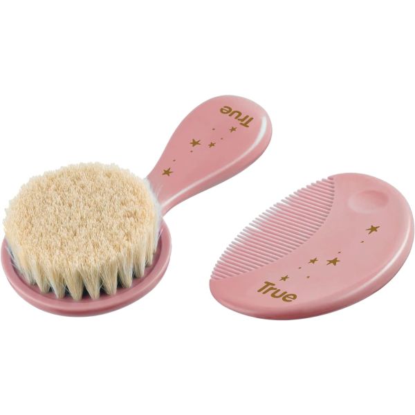 Ninos Kids storeترو طقم مشط و فرشة شعر ناعم ترو جولدbrush & comb فرشاة و مشطTRUE