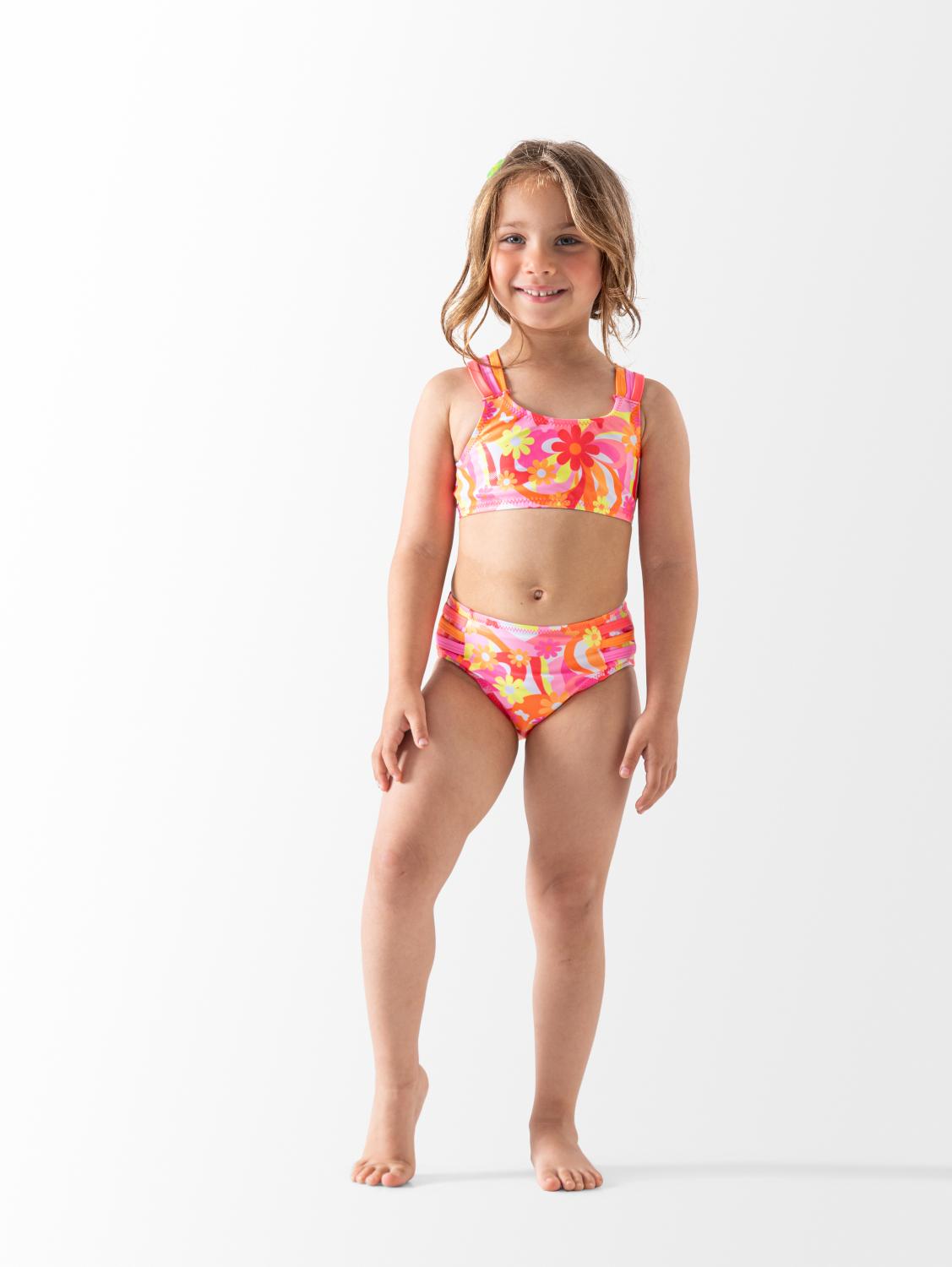 Ninos Kids storeFloral 2PCS SwimsuitTwo Piece SwimwearLa mer