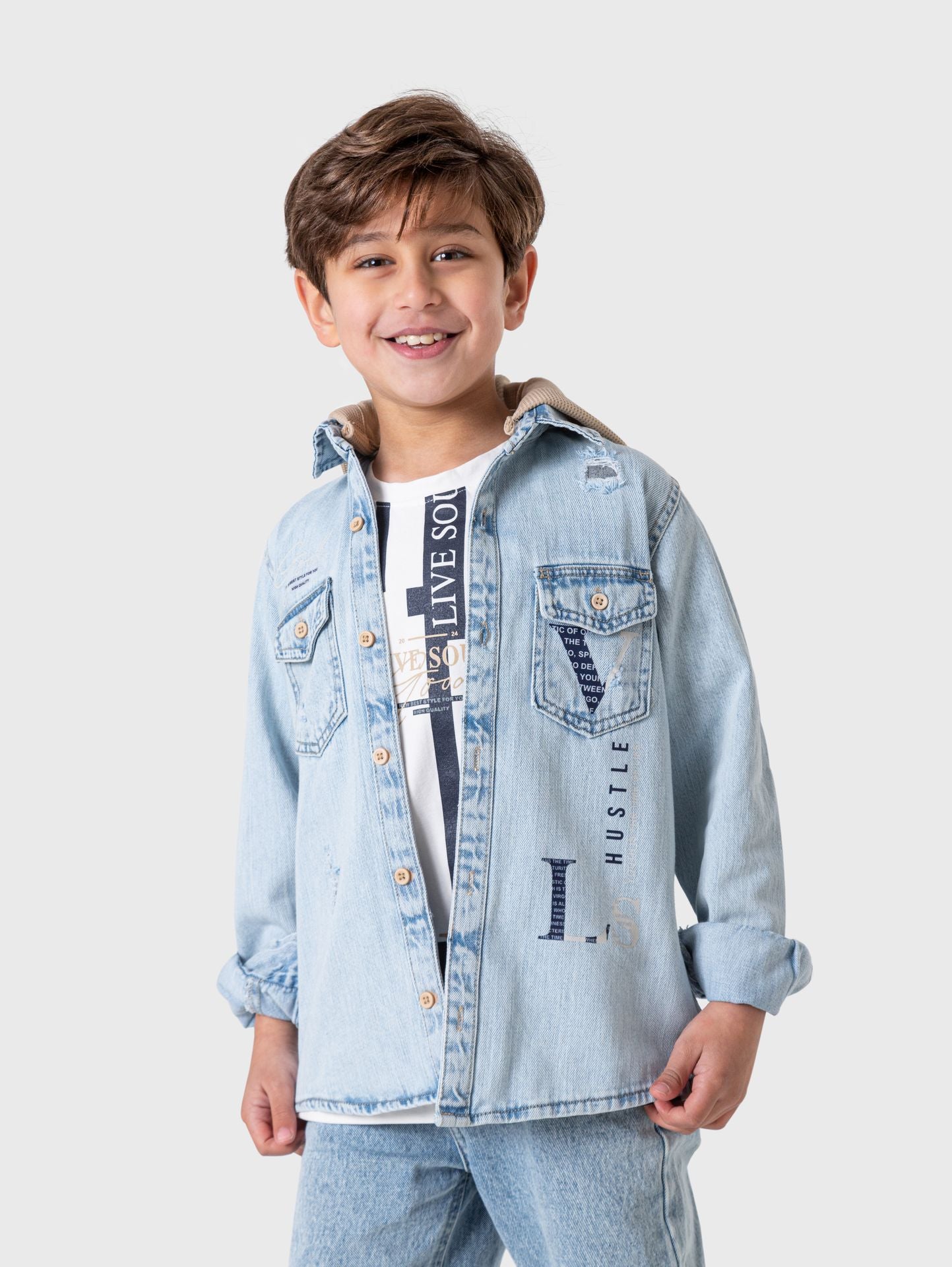 Ninos Kids storeGood Jeans ShirtBoy ShirtsAMB