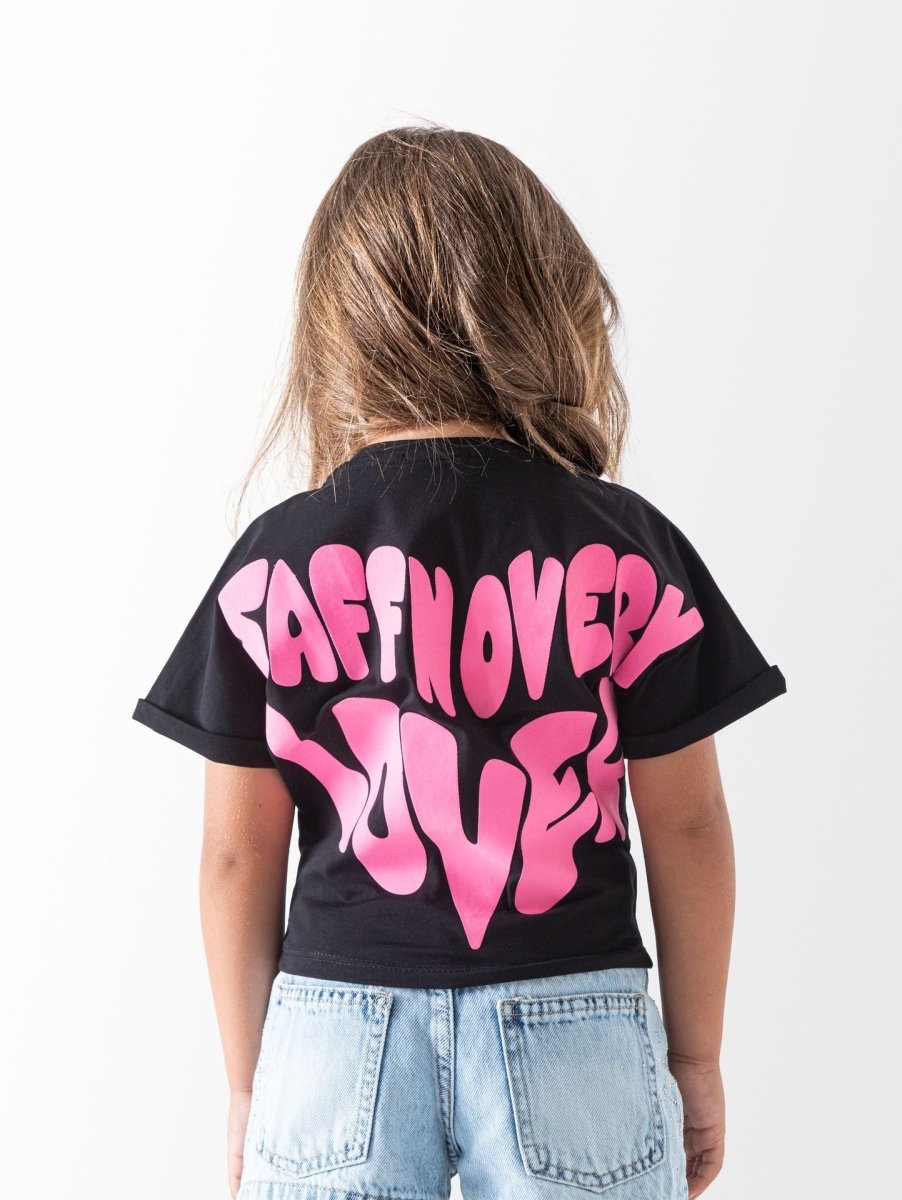 Ninos Kids storeGirls' Black Lover T-ShirtT-ShirtsNINOS