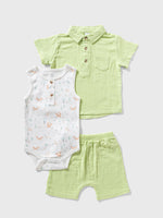 Ninos Kids storePlain 3PCS Setطقم خروجGeneric