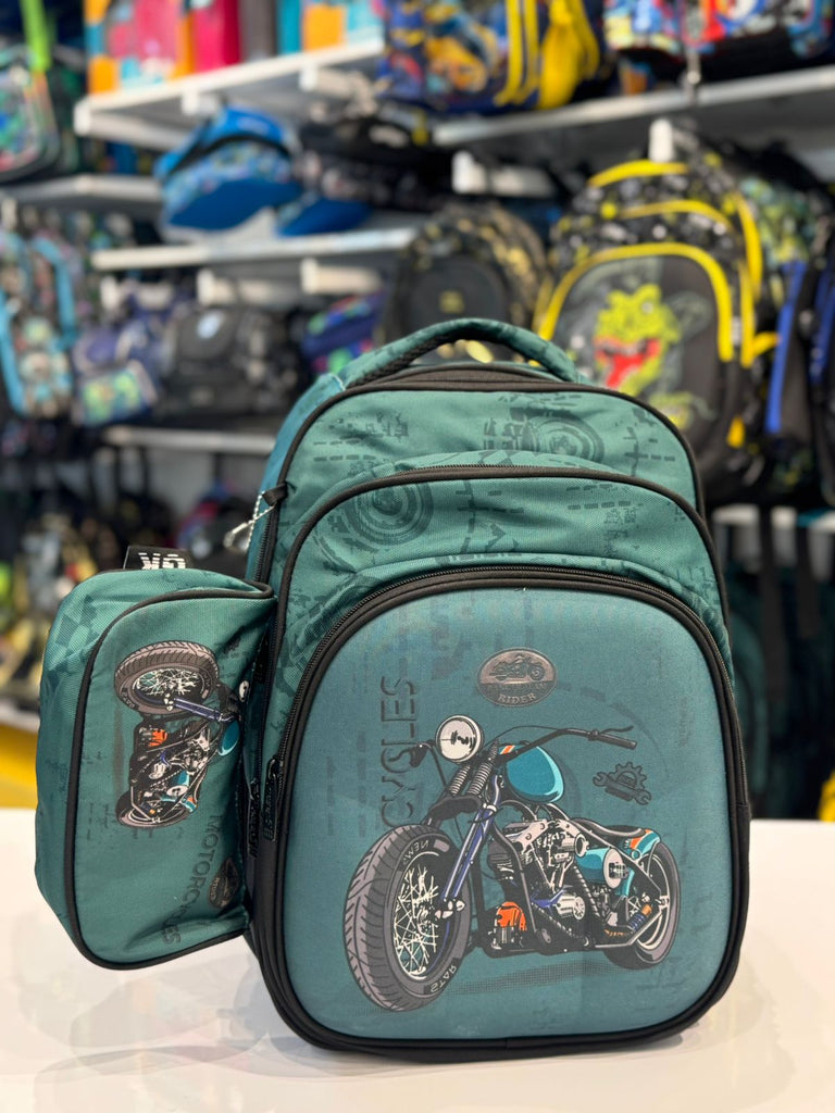 Ninos Kids storeMoto 2PCS School BagBack Bag شنطه مدرسة ظهرJasmin