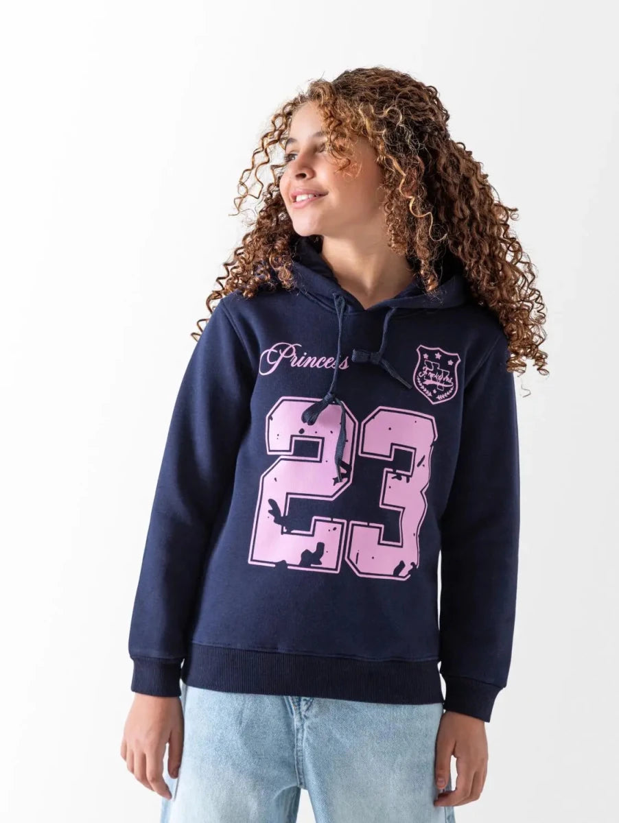 Ninos Kids storeGirls' Navy 23 Cool HoodieHoodiesNINOS