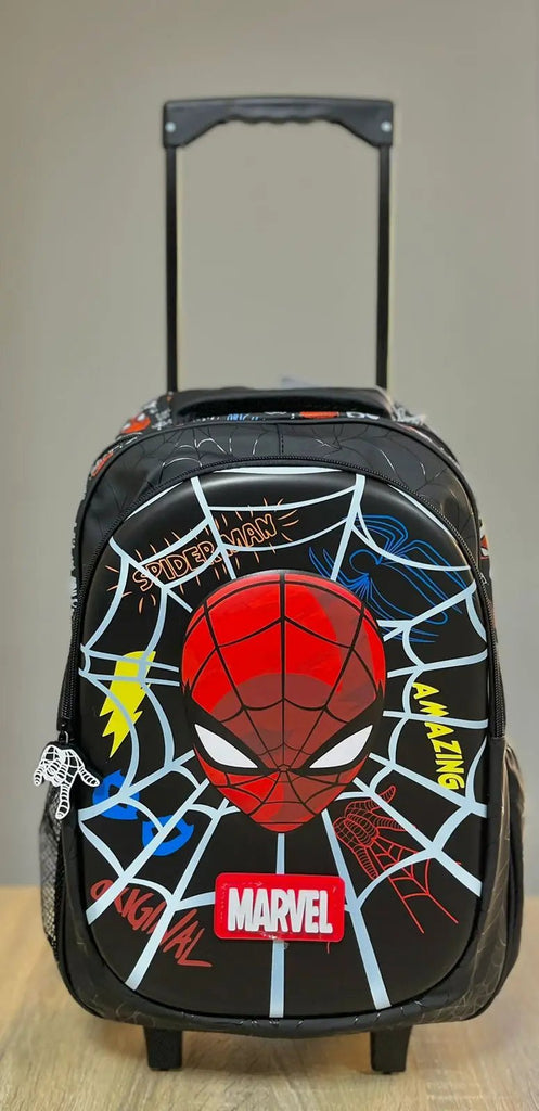 Ninos Kids storeSpider Trolley BackpackTrolly Bag شنطه مدرسة ترولليGeneric