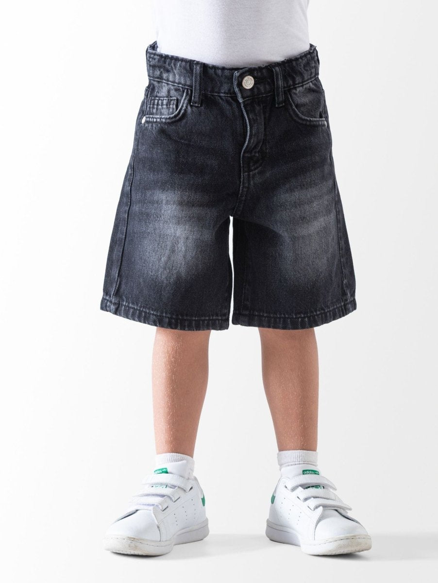 Ninos Kids storeBoys' Black Denim ShortsShortsNINOS