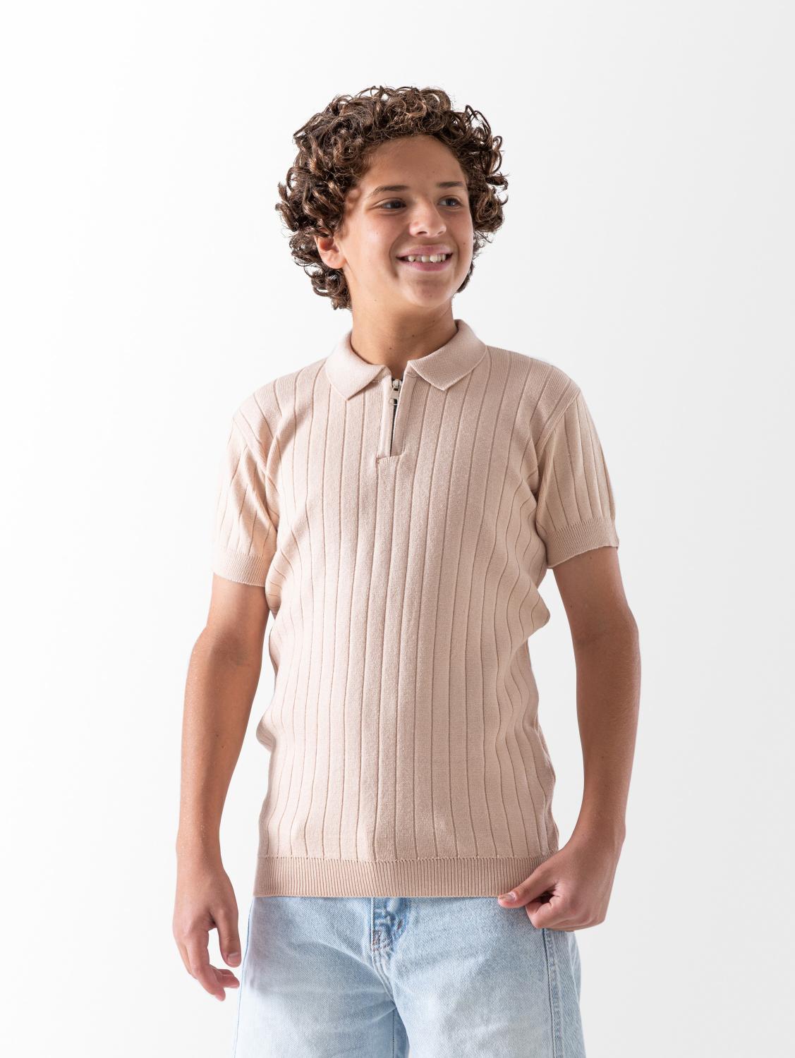 Knit Polo Shirt