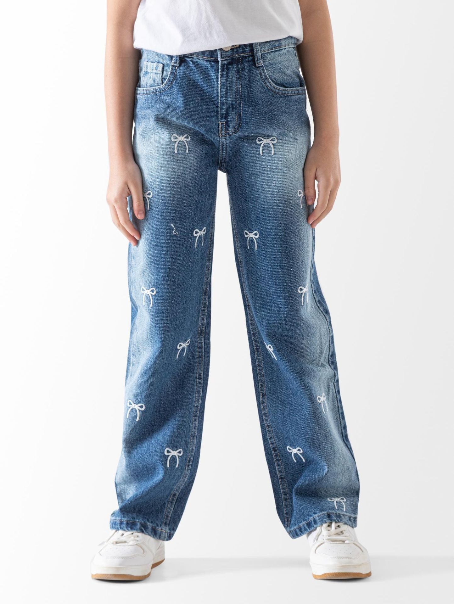 Wide Leg Jeans Pants