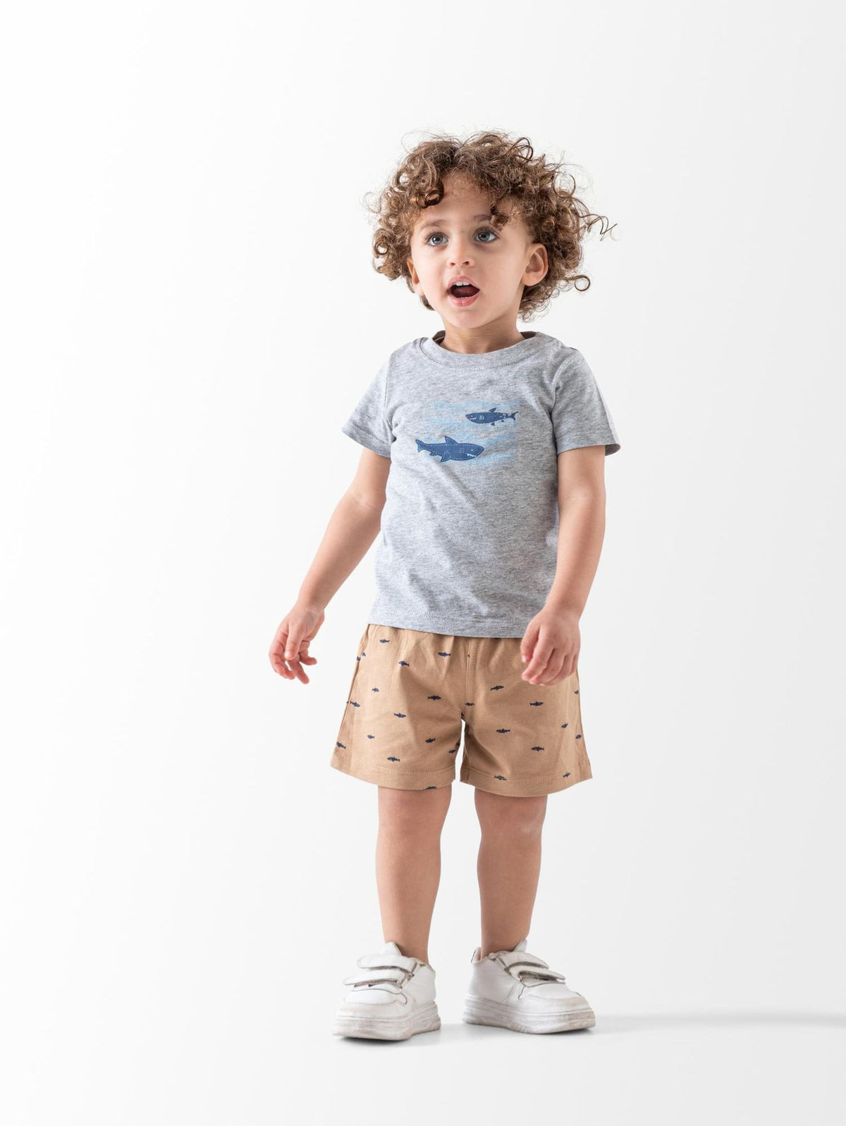 Ninos Kids store3PCS Sharks SetØ·Ù‚Ù… 3 Ù‚Ø·Ø¹Generic