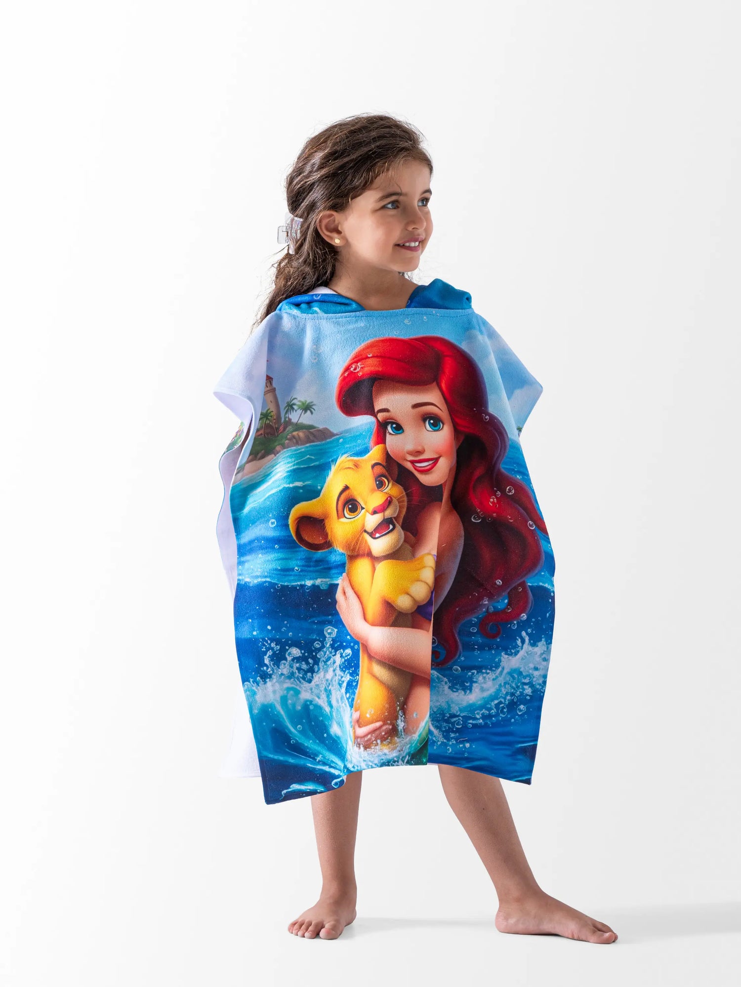 Mermaid King Poncho