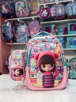 Ninos Kids storeCute Girl 2PCS School BagBack Bag شنطه مدرسة ظهرJasmin
