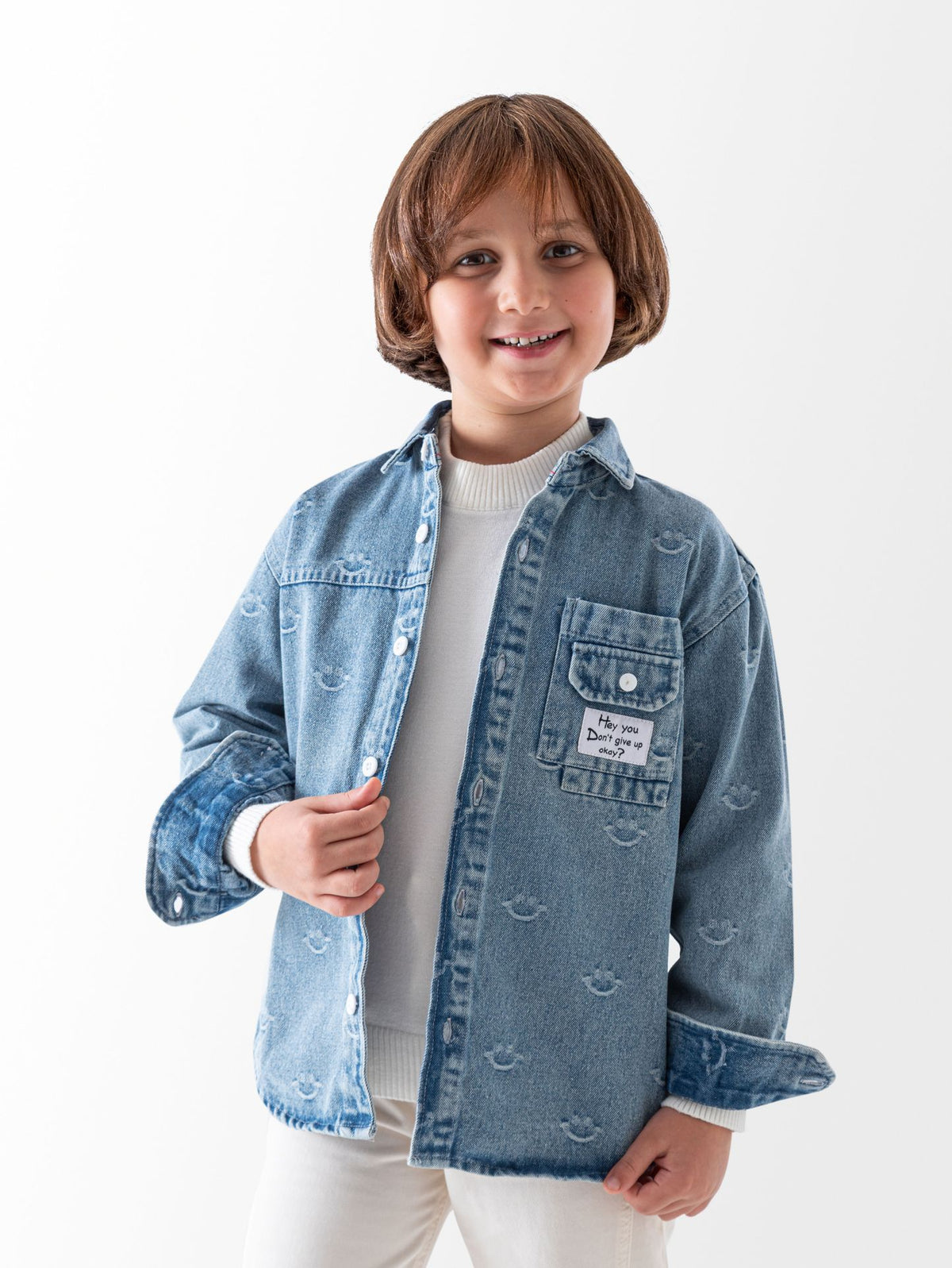 Ninos Kids storeSmile Jeans ShirtBoy ShirtsDIDUTTI