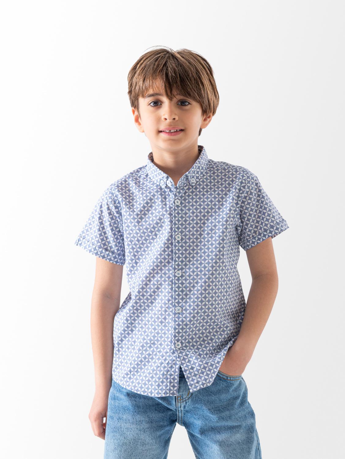 Ninos Kids storeRhombus Boy ShirtBoy ShirtsNINOS