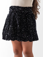 Ninos Kids storeGirls' Black Sequin Mini SkirtSkirtsNINOS