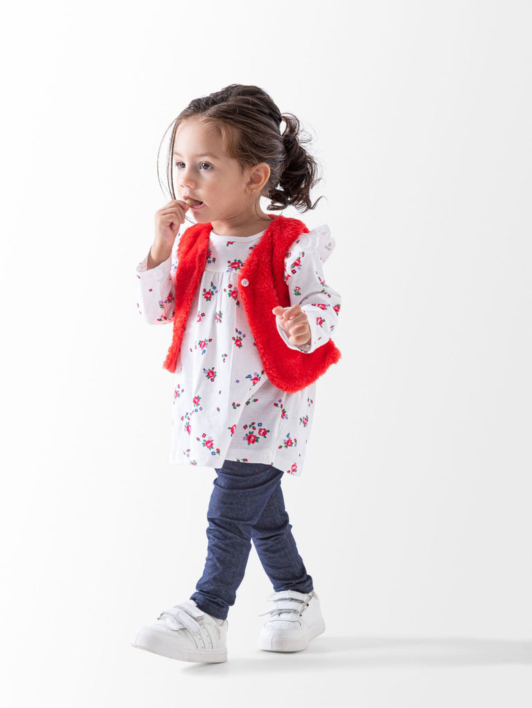 Ninos Kids storeFloral 3PCS Fur Setطقم 3 قطعGeneric