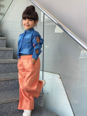 Embroidery Sleeve Blouse